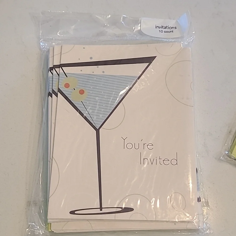 New American Greetings Martini Party Invitations